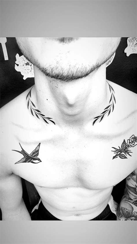 tatuajes para la clavicula hombre|Tatuajes de clavícula para hombres (62 fotos): ideas de tatuajes。